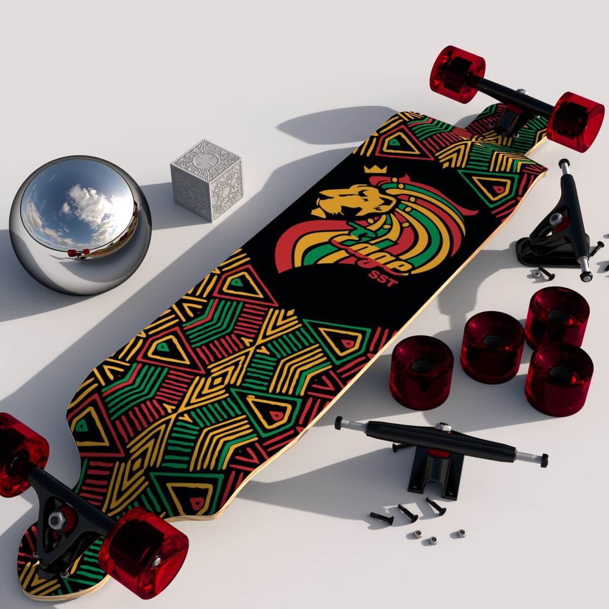 Longboard Double Drop Through Completes - CALI Strong Skateboarding